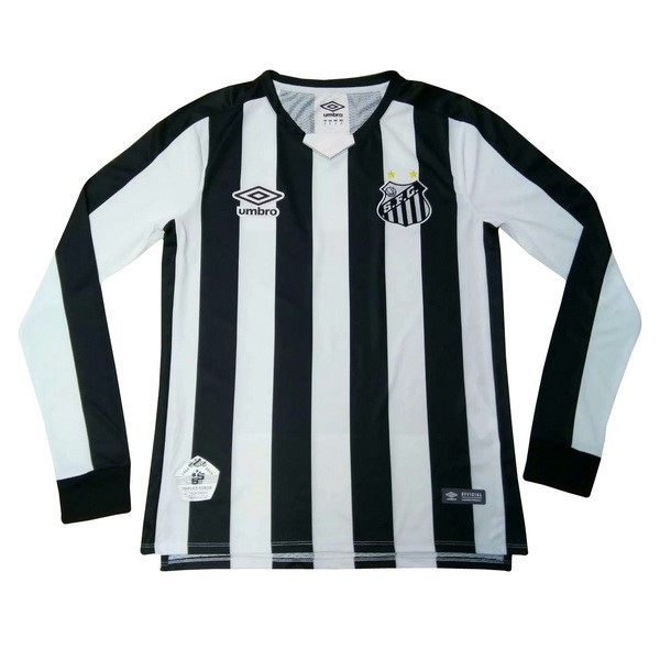 Camiseta Santos Segunda equipación ML 2019-2020 Negro Blanco